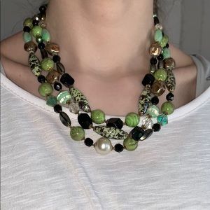 Triple layer necklace